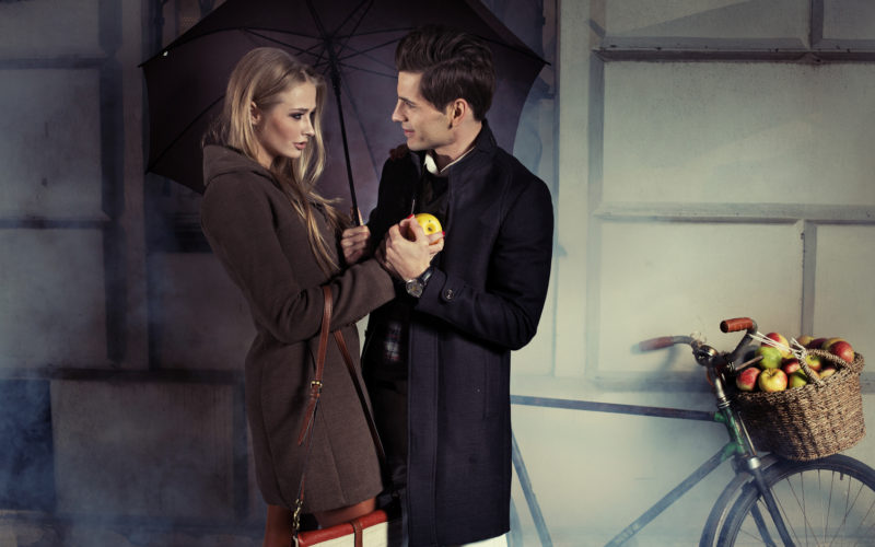 Fine picture of attractive couple Fine picture of attractive couple