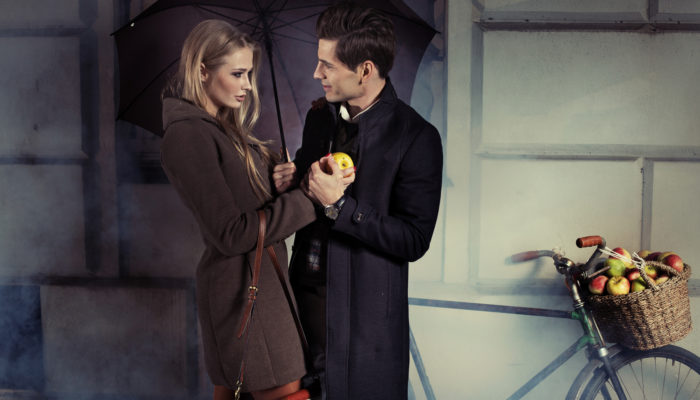Fine picture of attractive couple Fine picture of attractive couple